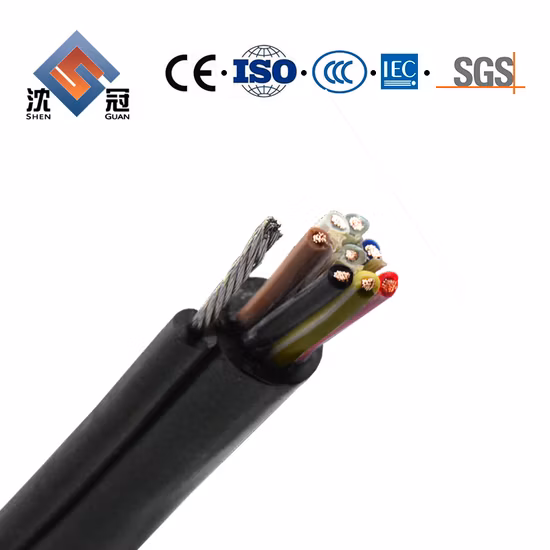Cavo del sistema di controllo dell'edificio intelligente Shenguan di alta qualità 2X2X0.8mm Knx Eib Cavo bus europeo Cavo elettrico Cavo isolato in gomma PE/PVC/silicone