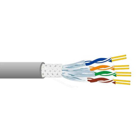 Il cavo dati schermato separato Aipu CAT6A SFTP fornisce una larghezza di banda di 500 MHz in 100 m, velocità tipica: 10 Gbps